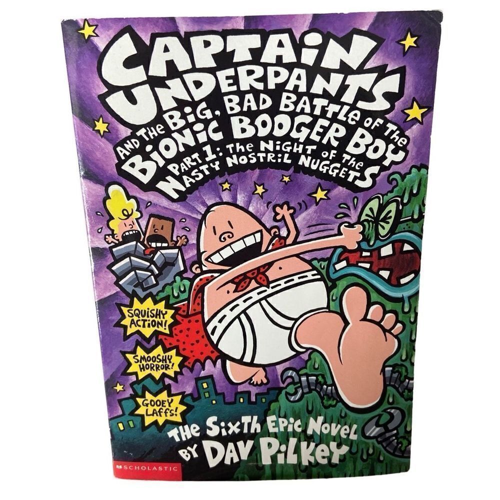 Captain Underpants and the Big, Bad Battle of the Bionic Booger Boy Part 1